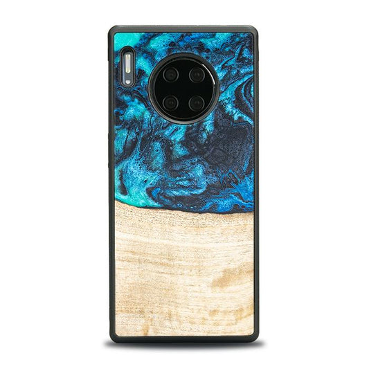 Huawei Mate 30 Pro Handyhülle aus Harz und Holz - Synergy#F3