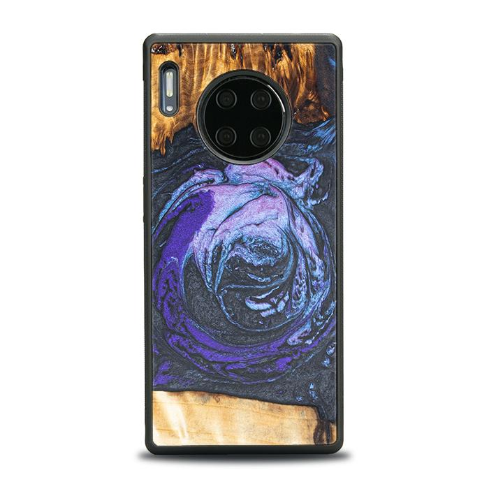 Huawei Mate 30 Pro Handyhülle aus Harz und Holz - Synergy#F34