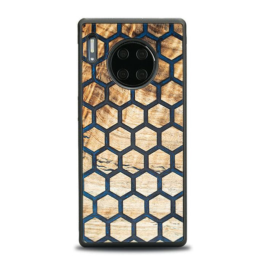 Huawei Mate 30 Pro Handyhülle aus Harz und Holz - Synergy#F36