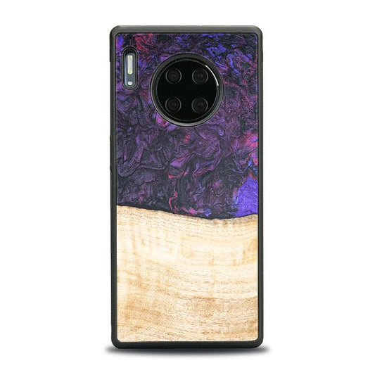 Huawei Mate 30 Pro Handyhülle aus Harz und Holz - Synergy#F4