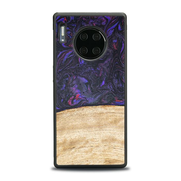 Huawei Mate 30 Pro Handyhülle aus Harz und Holz - Synergy#F7