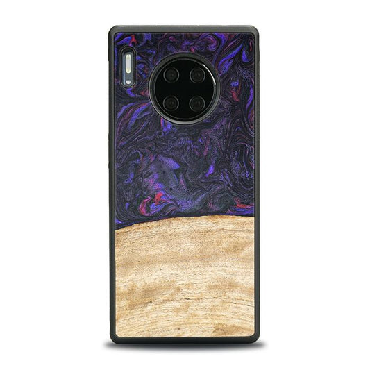 Huawei Mate 30 Pro Handyhülle aus Harz und Holz - Synergy#F7