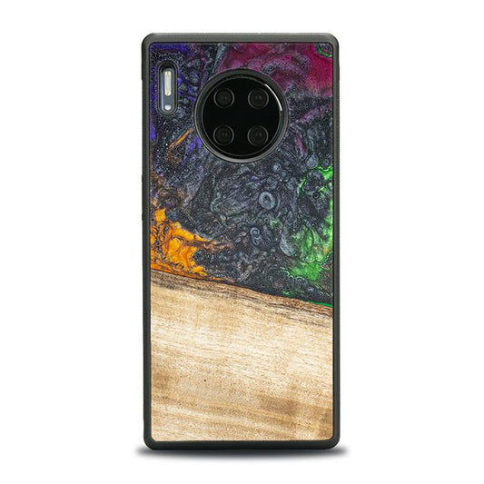 Huawei Mate 30 Pro Handyhülle aus Harz und Holz - Synergy#F8