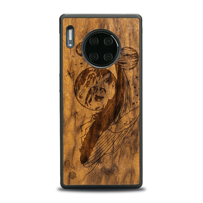 Huawei Mate 30 Pro Wooden Phone Case - Cosmic Whale