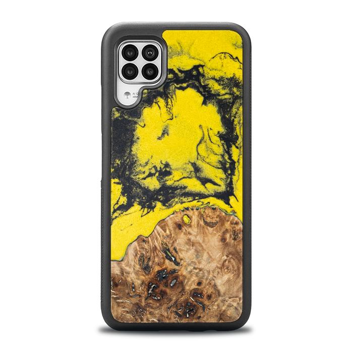 Huawei P40 lite Handyhülle aus Harz und Holz - Borussia#ChL