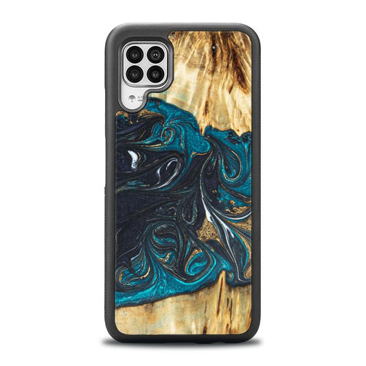 Huawei P40 lite Handyhülle aus Harz und Holz - SYNERGY#E1
