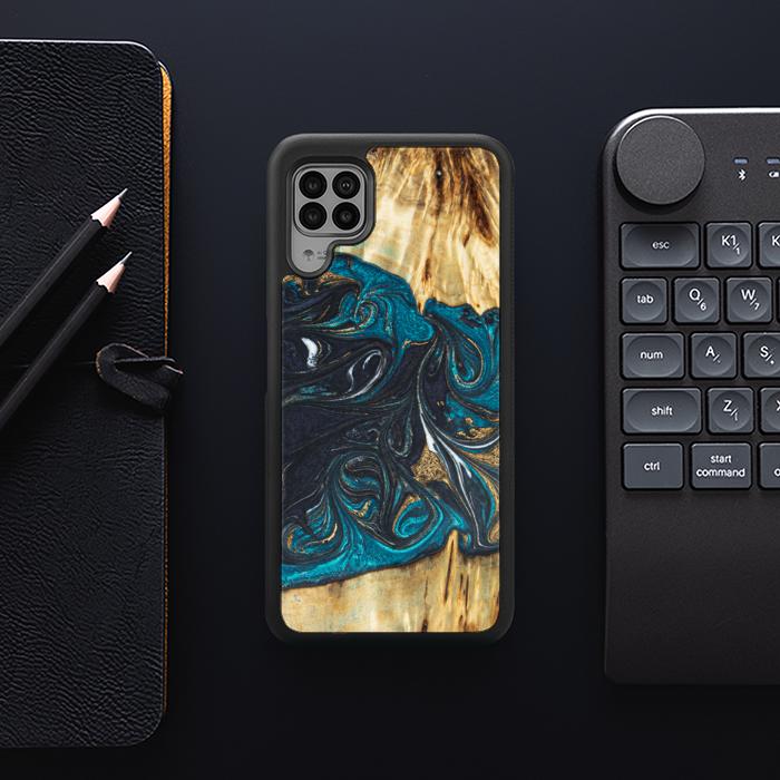 Huawei P40 lite Handyhülle aus Harz und Holz - SYNERGY#E1