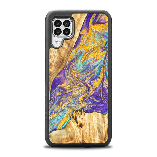 Huawei P40 lite Handyhülle aus Harz und Holz - SYNERGY#E2