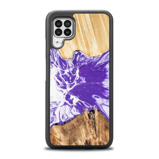 Huawei P40 lite Handyhülle aus Harz und Holz - Synergy#A78
