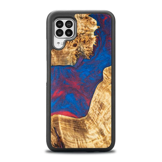 Huawei P40 lite Handyhülle aus Harz und Holz - Synergy#E10
