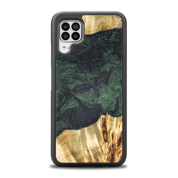 Huawei P40 lite Handyhülle aus Harz und Holz - Synergy#E14