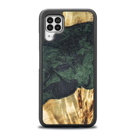 Huawei P40 lite Handyhülle aus Harz und Holz - Synergy#E14