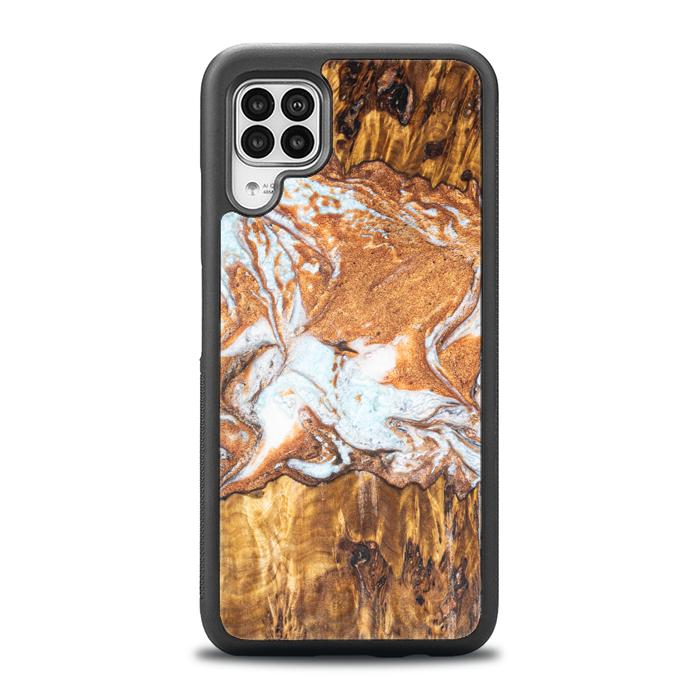 Huawei P40 lite Handyhülle aus Harz und Holz - Synergy#E18