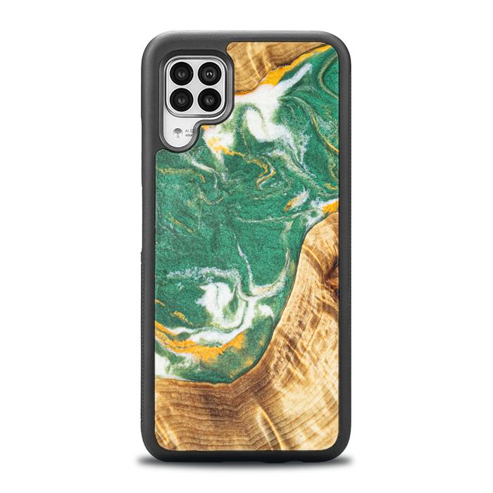Huawei P40 lite Handyhülle aus Harz und Holz - Synergy#E20