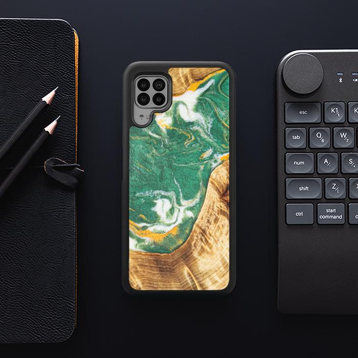 Huawei P40 lite Handyhülle aus Harz und Holz - Synergy#E20