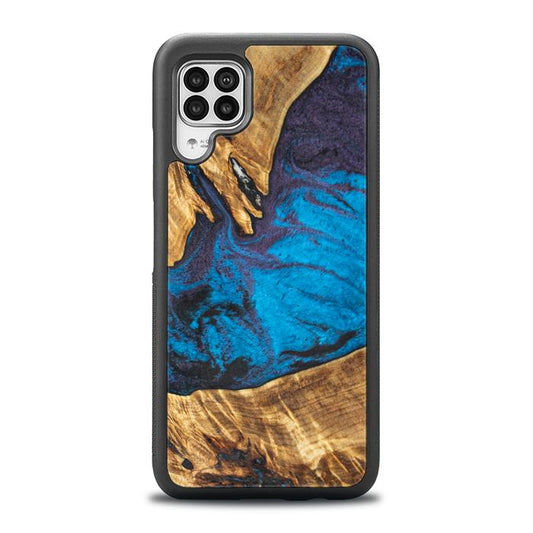 Huawei P40 lite Handyhülle aus Harz und Holz - Synergy#E21