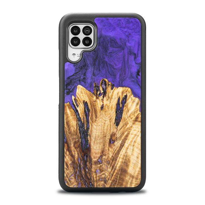 Huawei P40 lite Handyhülle aus Harz und Holz - Synergy#E22