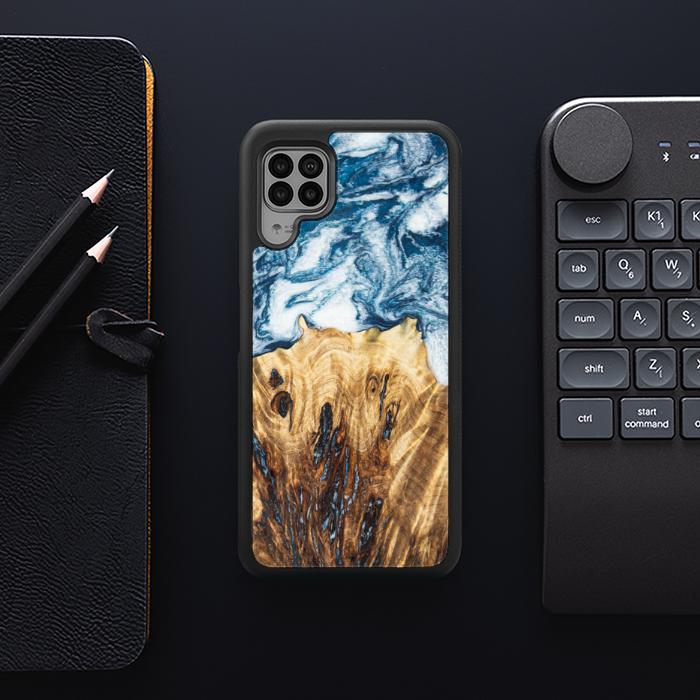 Huawei P40 lite Handyhülle aus Harz und Holz - Synergy#E23