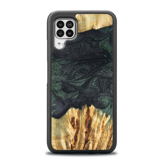 Huawei P40 lite Handyhülle aus Harz und Holz - Synergy#E25