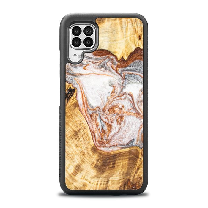 Huawei P40 lite Handyhülle aus Harz und Holz - Synergy#E5
