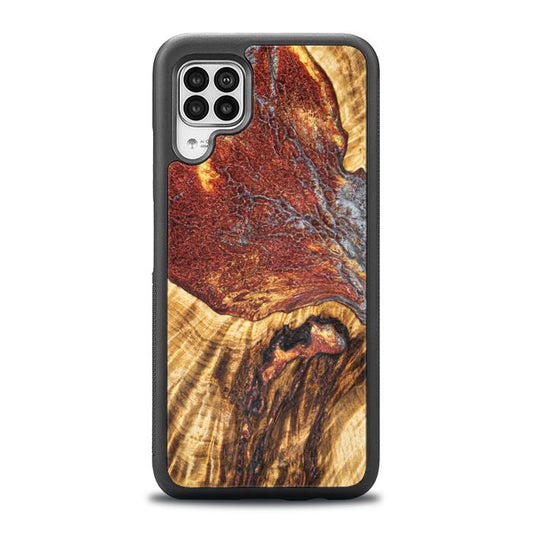 Huawei P40 lite Handyhülle aus Harz und Holz - Synergy#E9