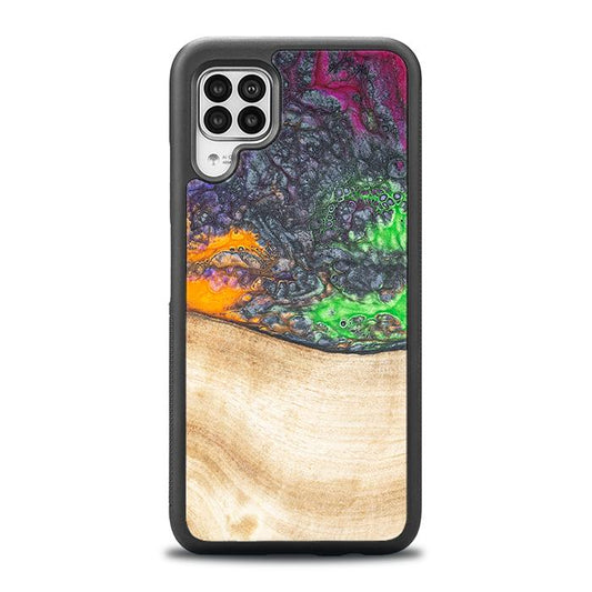 Huawei P40 lite Handyhülle aus Harz und Holz - Synergy#F1