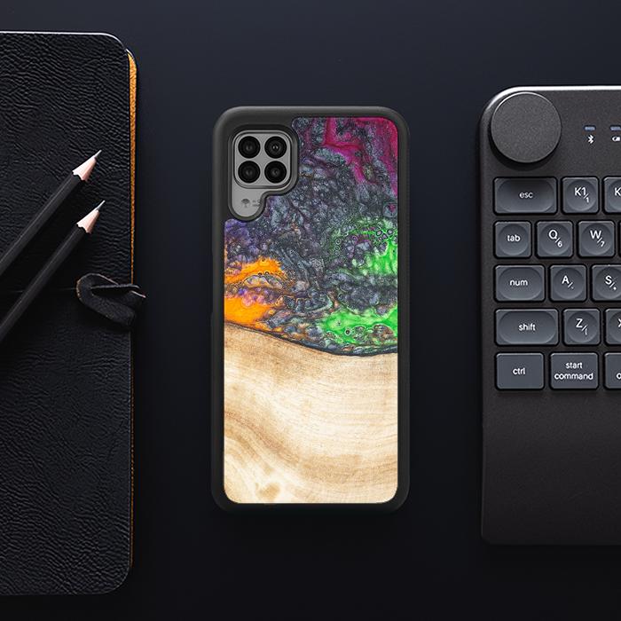 Huawei P40 lite Handyhülle aus Harz und Holz - Synergy#F1