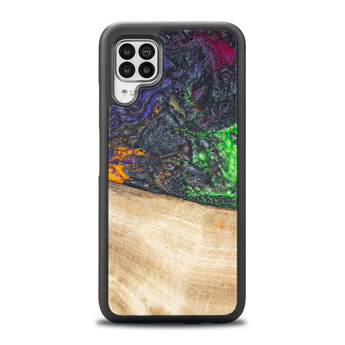 Huawei P40 lite Handyhülle aus Harz und Holz - Synergy#F10