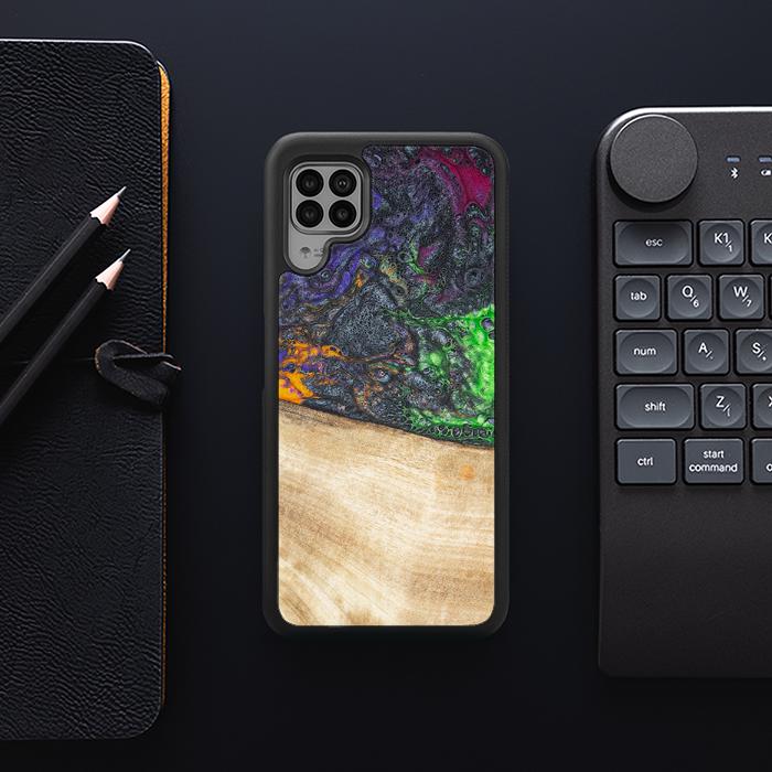 Huawei P40 lite Handyhülle aus Harz und Holz - Synergy#F10