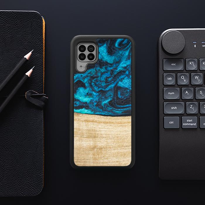 Huawei P40 lite Handyhülle aus Harz und Holz - Synergy#F11