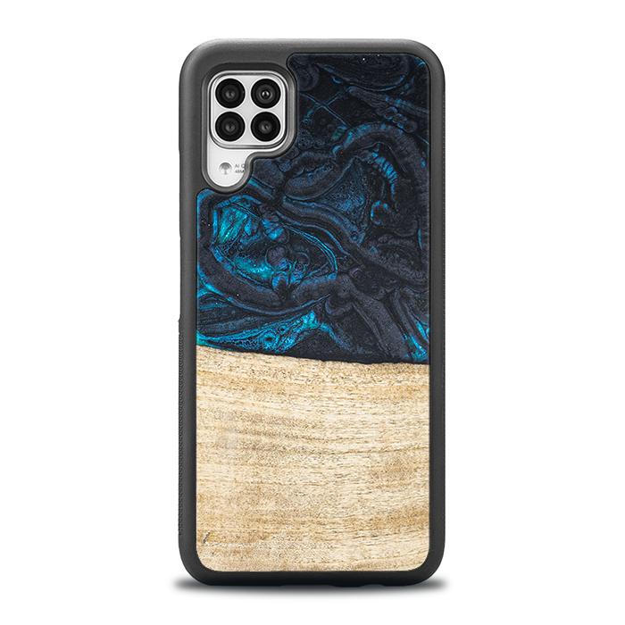 Huawei P40 lite Handyhülle aus Harz und Holz - Synergy#F13