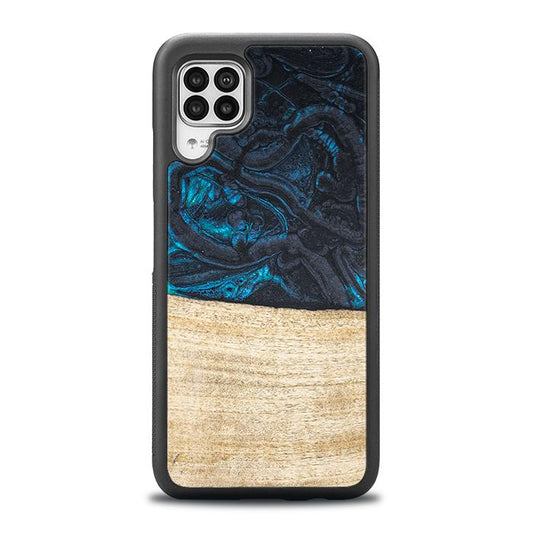 Huawei P40 lite Handyhülle aus Harz und Holz - Synergy#F13
