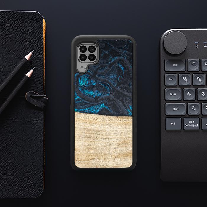 Huawei P40 lite Handyhülle aus Harz und Holz - Synergy#F13