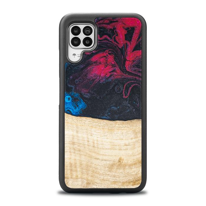 Huawei P40 lite Handyhülle aus Harz und Holz - Synergy#F14