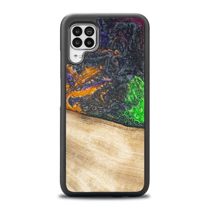 Huawei P40 lite Handyhülle aus Harz und Holz - Synergy#F15
