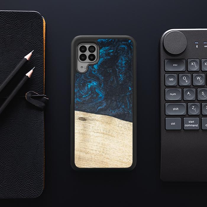 Huawei P40 lite Handyhülle aus Harz und Holz - Synergy#F17