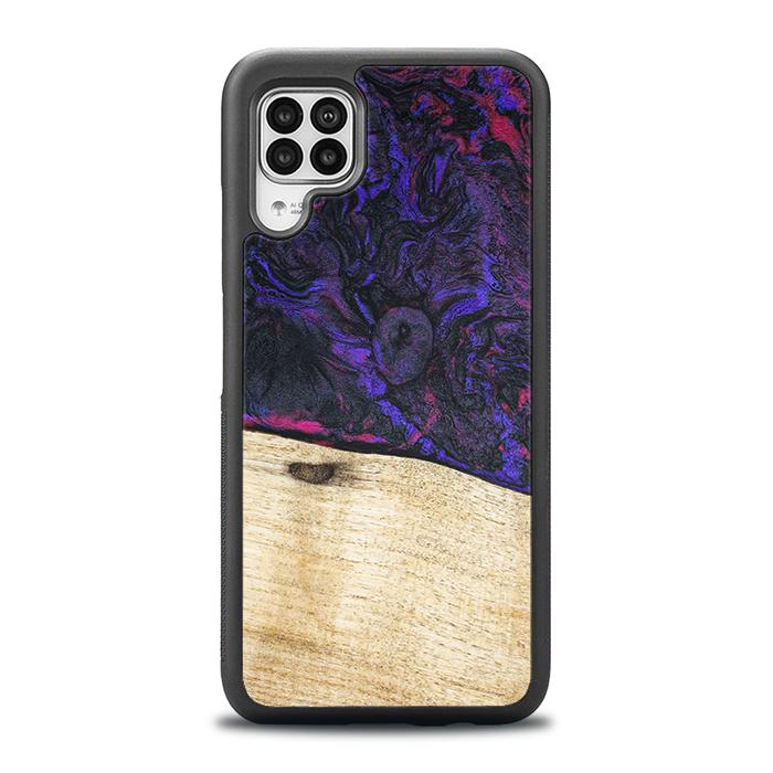 Huawei P40 lite Handyhülle aus Harz und Holz - Synergy#F18