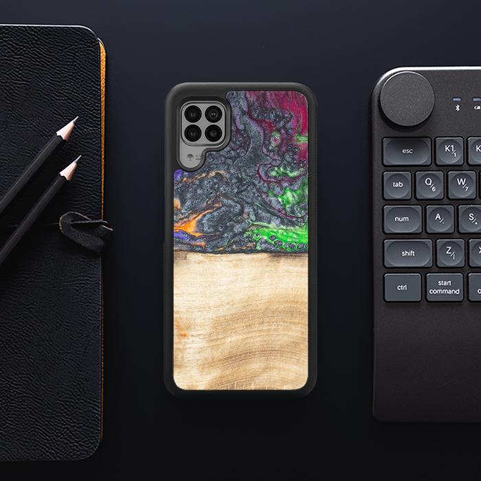 Huawei P40 lite Handyhülle aus Harz und Holz - Synergy#F2