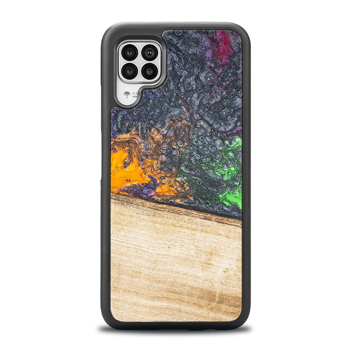 Huawei P40 lite Handyhülle aus Harz und Holz - Synergy#F20