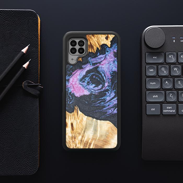 Huawei P40 lite Handyhülle aus Harz und Holz - Synergy#F25