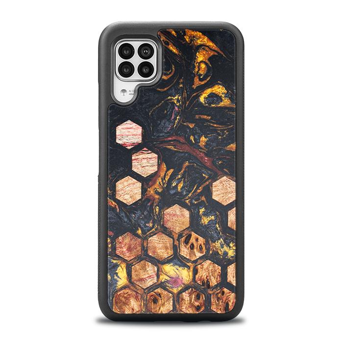 Huawei P40 lite Handyhülle aus Harz und Holz - Synergy#F26