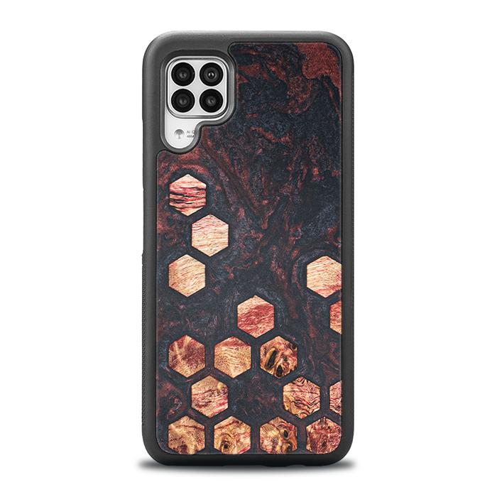 Huawei P40 lite Handyhülle aus Harz und Holz - Synergy#F27