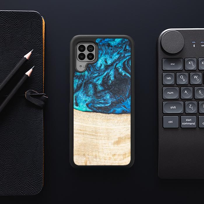 Huawei P40 lite Handyhülle aus Harz und Holz - Synergy#F3