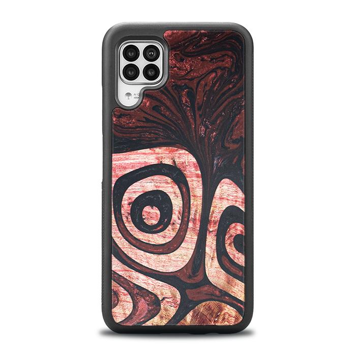 Huawei P40 lite Handyhülle aus Harz und Holz - Synergy#F32