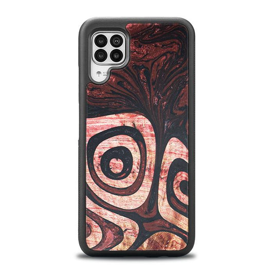Huawei P40 lite Handyhülle aus Harz und Holz - Synergy#F32