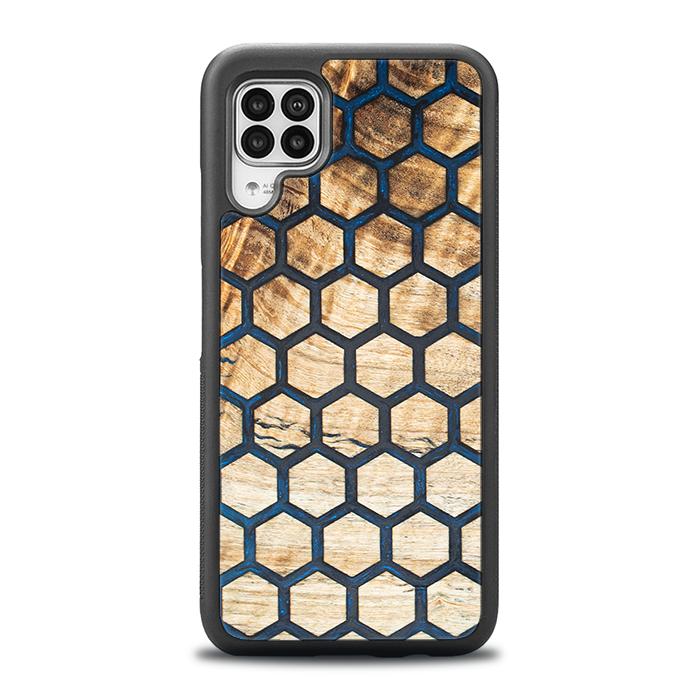 Huawei P40 lite Handyhülle aus Harz und Holz - Synergy#F36