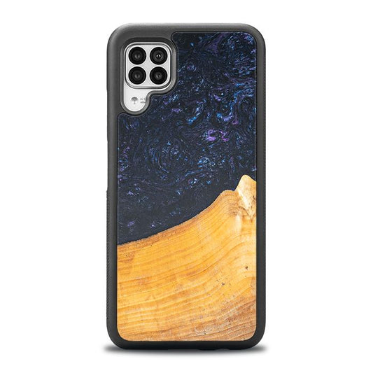 Huawei P40 lite Handyhülle aus Harz und Holz - Synergy#F37