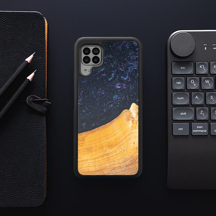 Huawei P40 lite Handyhülle aus Harz und Holz - Synergy#F37