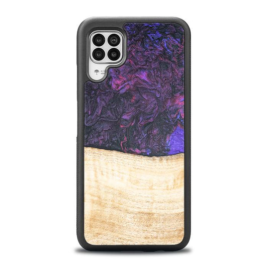 Huawei P40 lite Handyhülle aus Harz und Holz - Synergy#F4