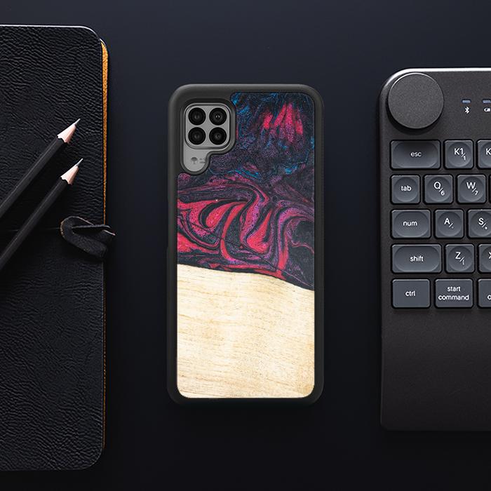 Huawei P40 lite Handyhülle aus Harz und Holz - Synergy#F5